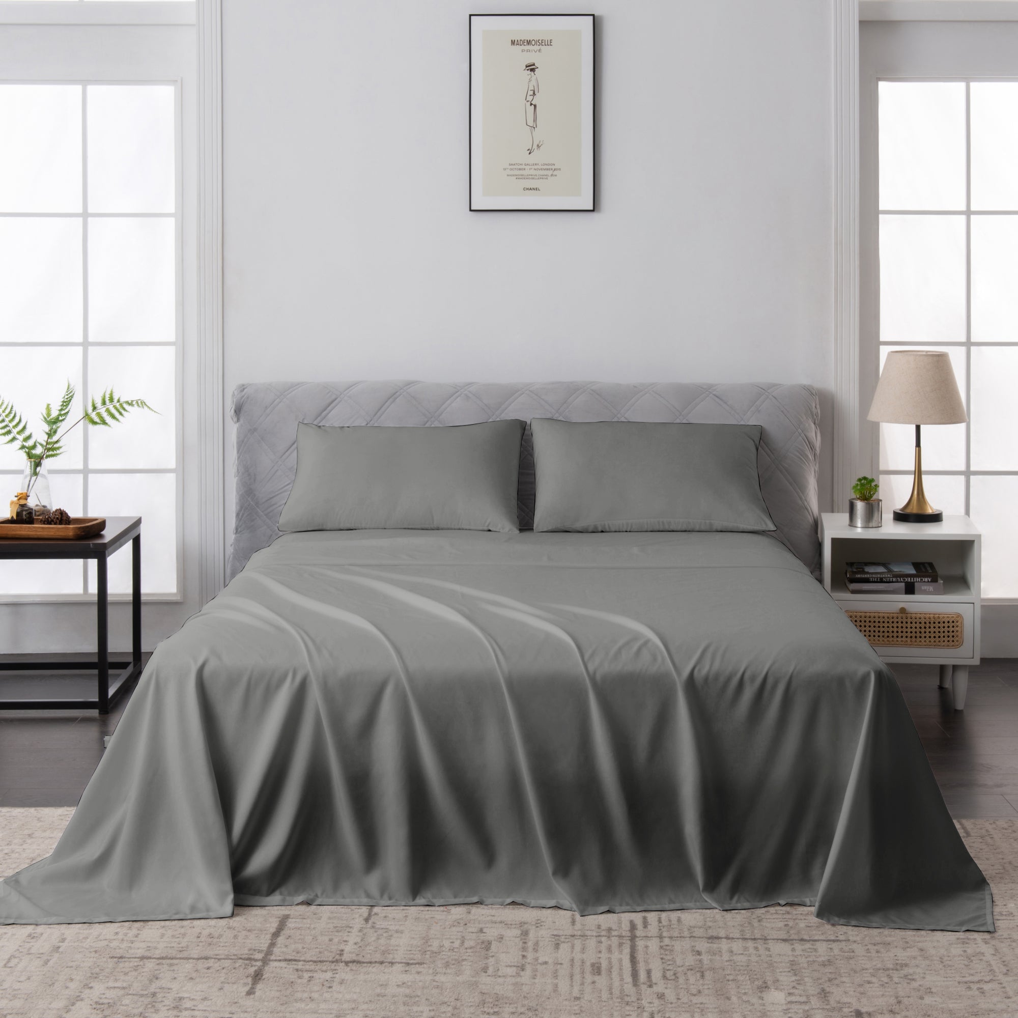 Lovana Bamboo Blend Bed Sheet Set