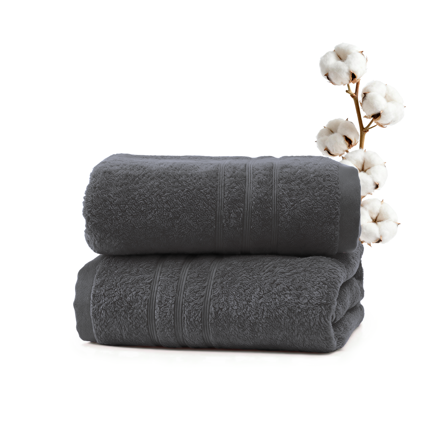 Lovana 100% Egyptian Cotton Bath Towel Set Ultra Soft Breathable