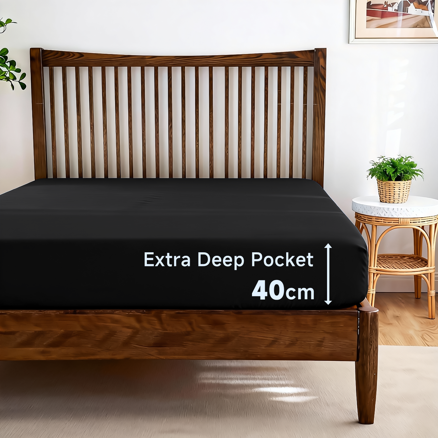 Lovana Fitted Sheet Microfiber Ultra Soft Breathable