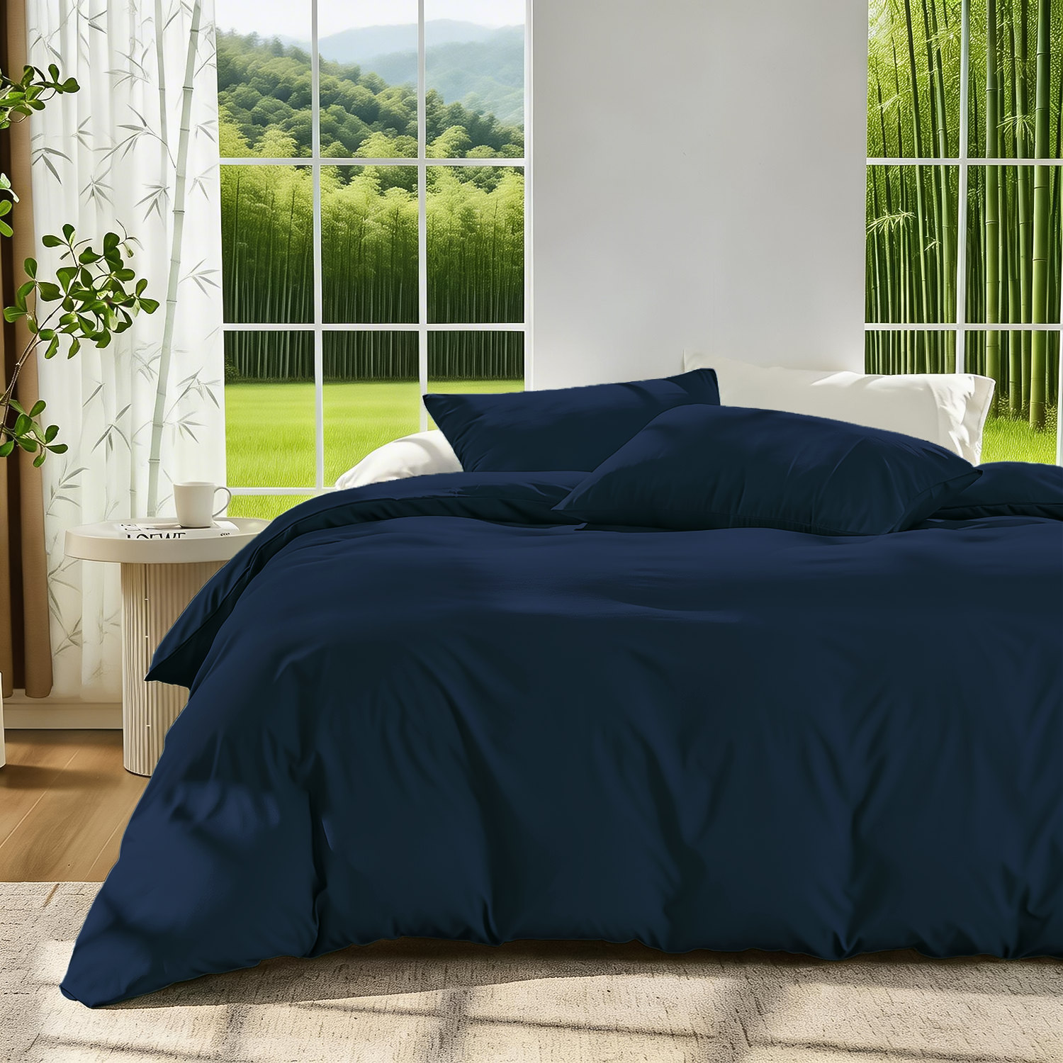 Lovana Bamboo Quilt Cover Set Cooling Ultra Soft Breathable