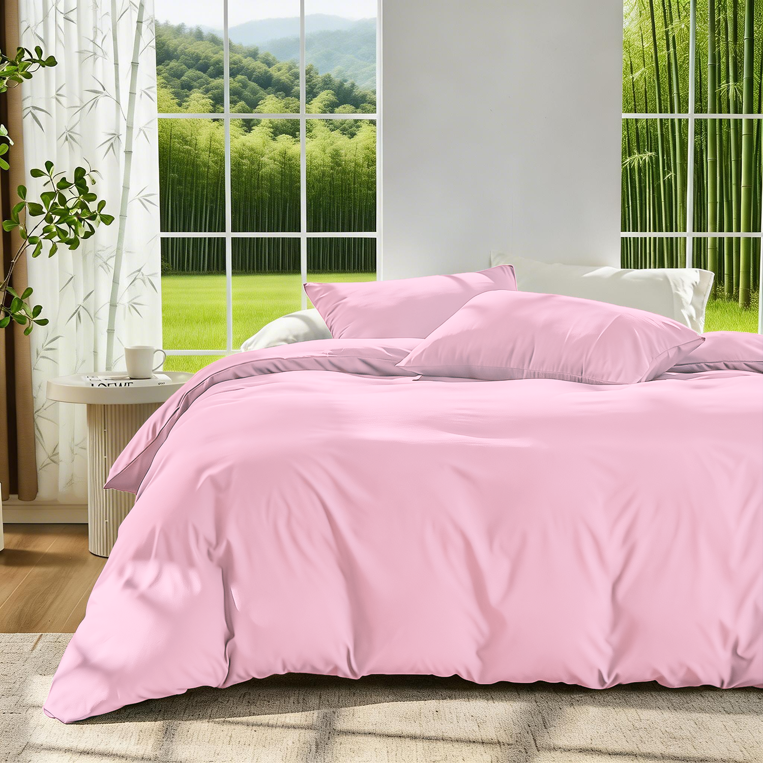 Lovana Bamboo Quilt Cover Set Cooling Ultra Soft Breathable