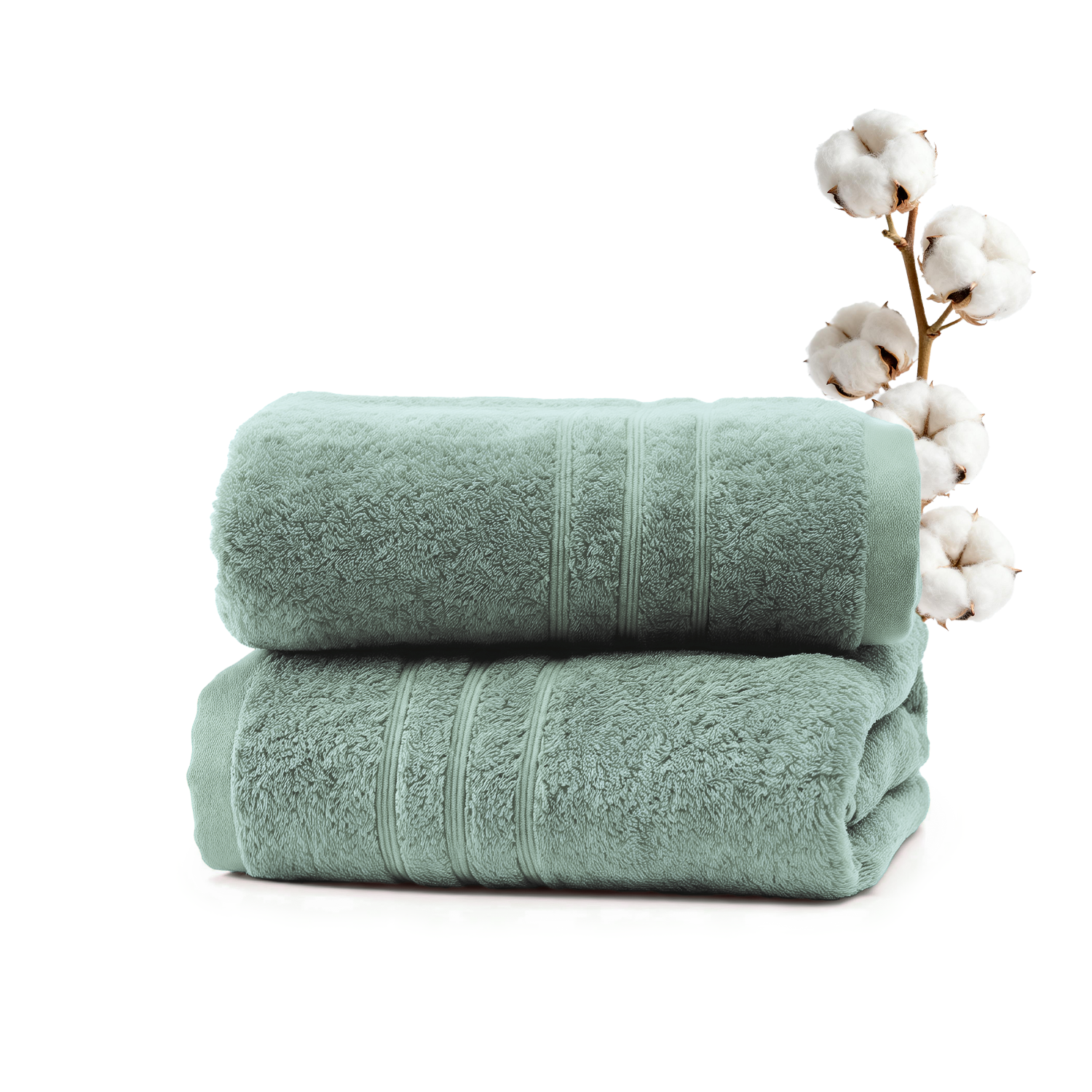 Lovana 100% Egyptian Cotton Bath Towel Set Ultra Soft Breathable