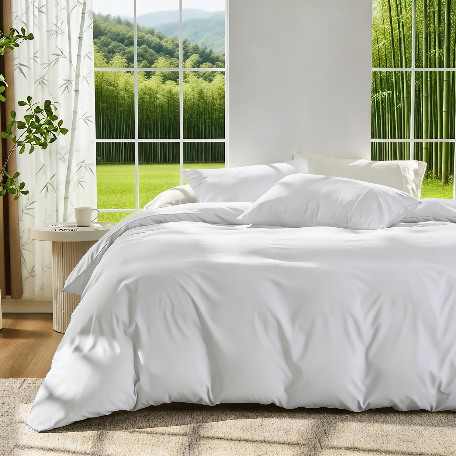 Lovana Bamboo Quilt Cover Set Cooling Ultra Soft Breathable