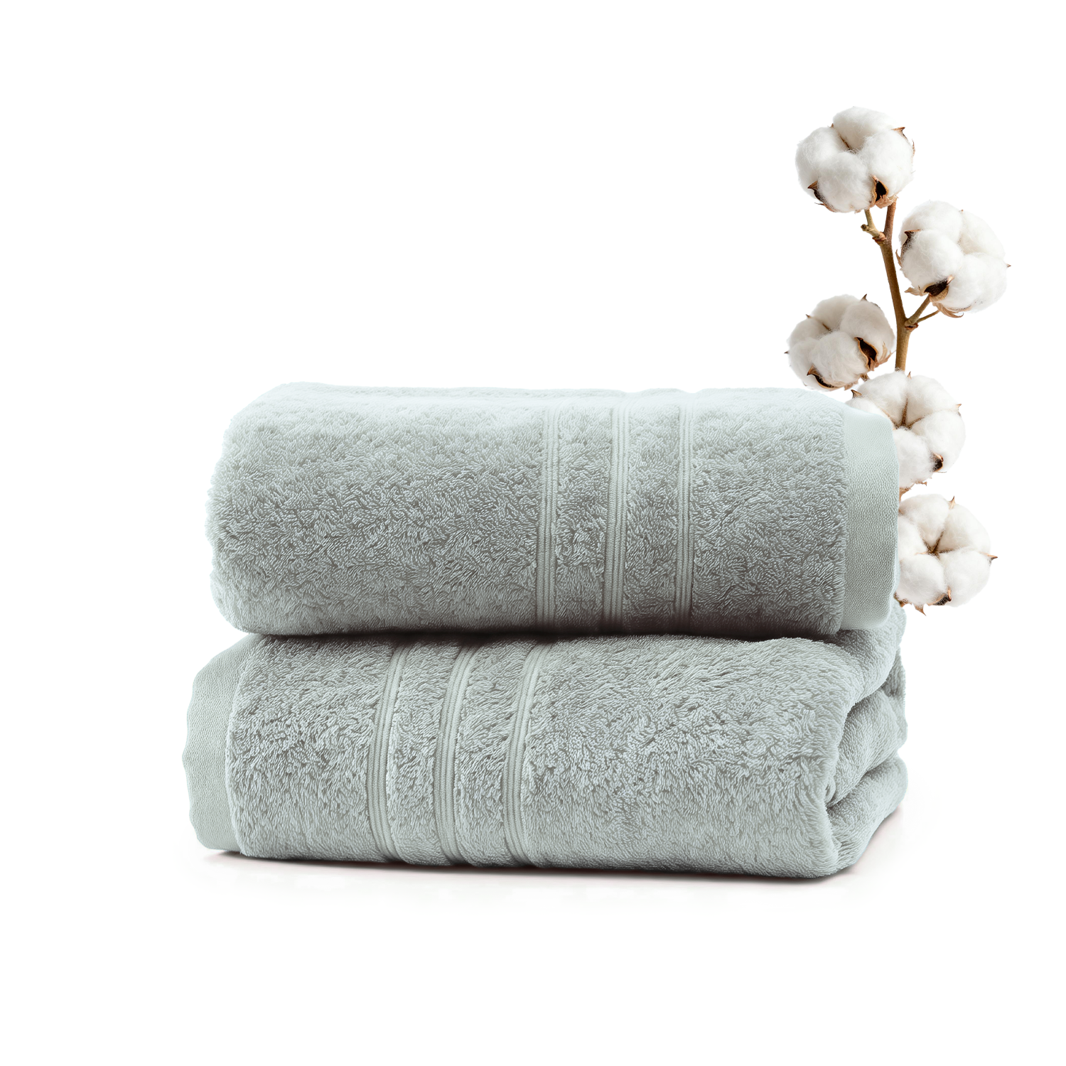 Lovana 100% Egyptian Cotton Bath Towel Set Ultra Soft Breathable