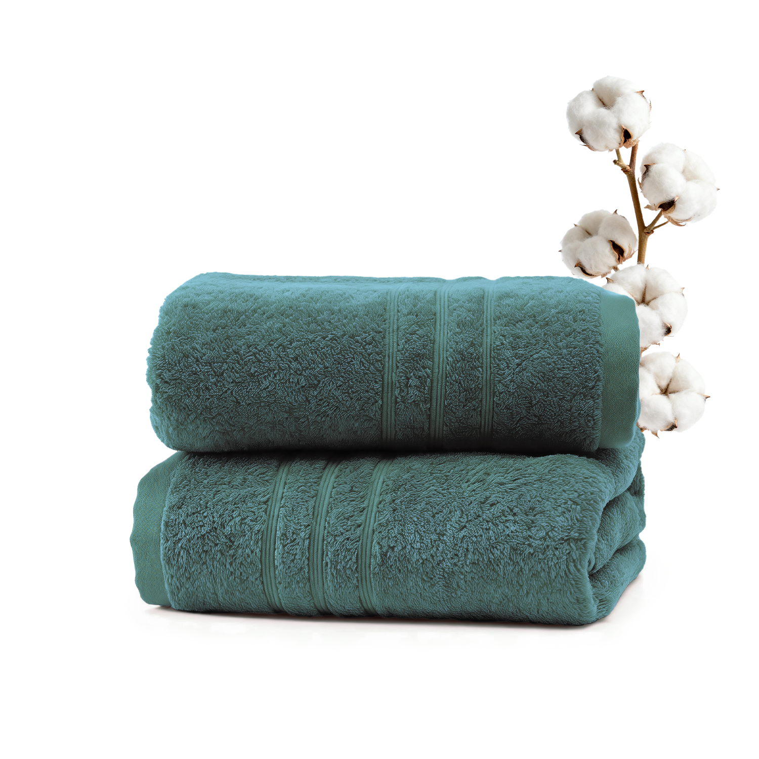 Lovana 100% Egyptian Cotton Bath Towel Set Ultra Soft Breathable