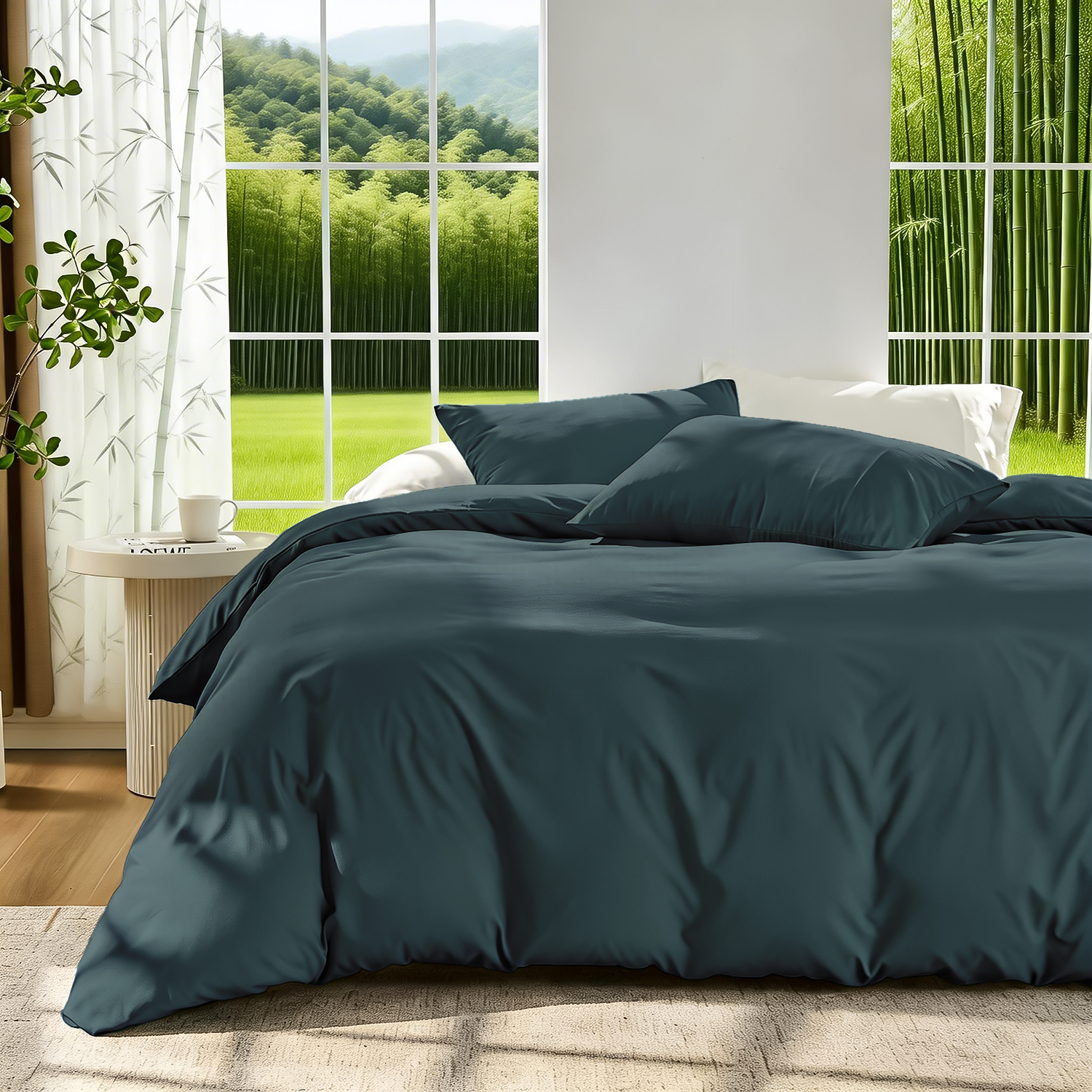 Lovana Bamboo Quilt Cover Set Cooling Ultra Soft Breathable