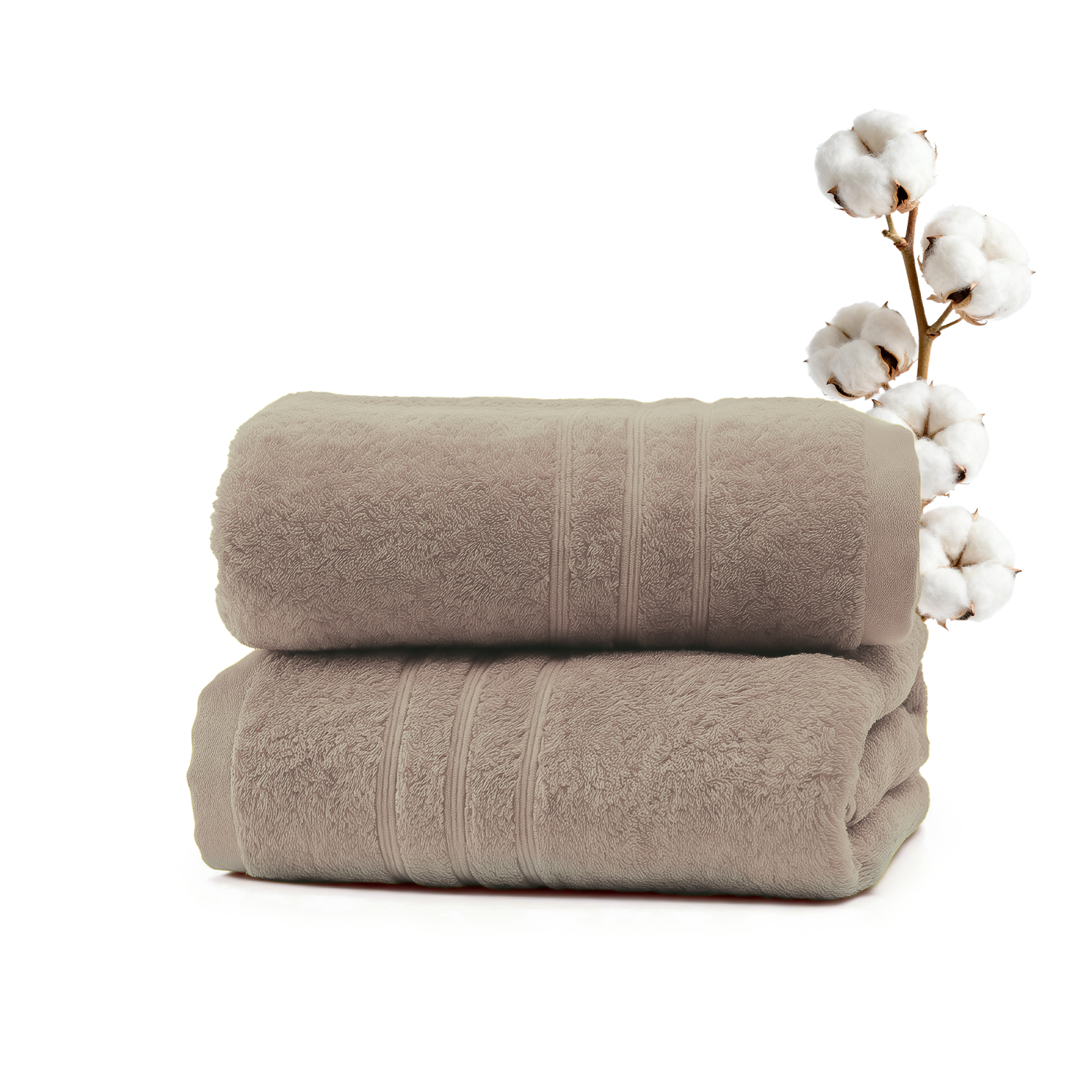 Lovana 100% Egyptian Cotton Bath Towel Set Ultra Soft Breathable