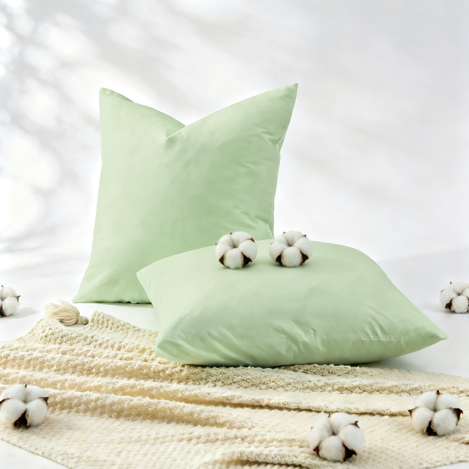 Lovana 100% Washed Cotton Pillowcase Ultra Soft Breathable