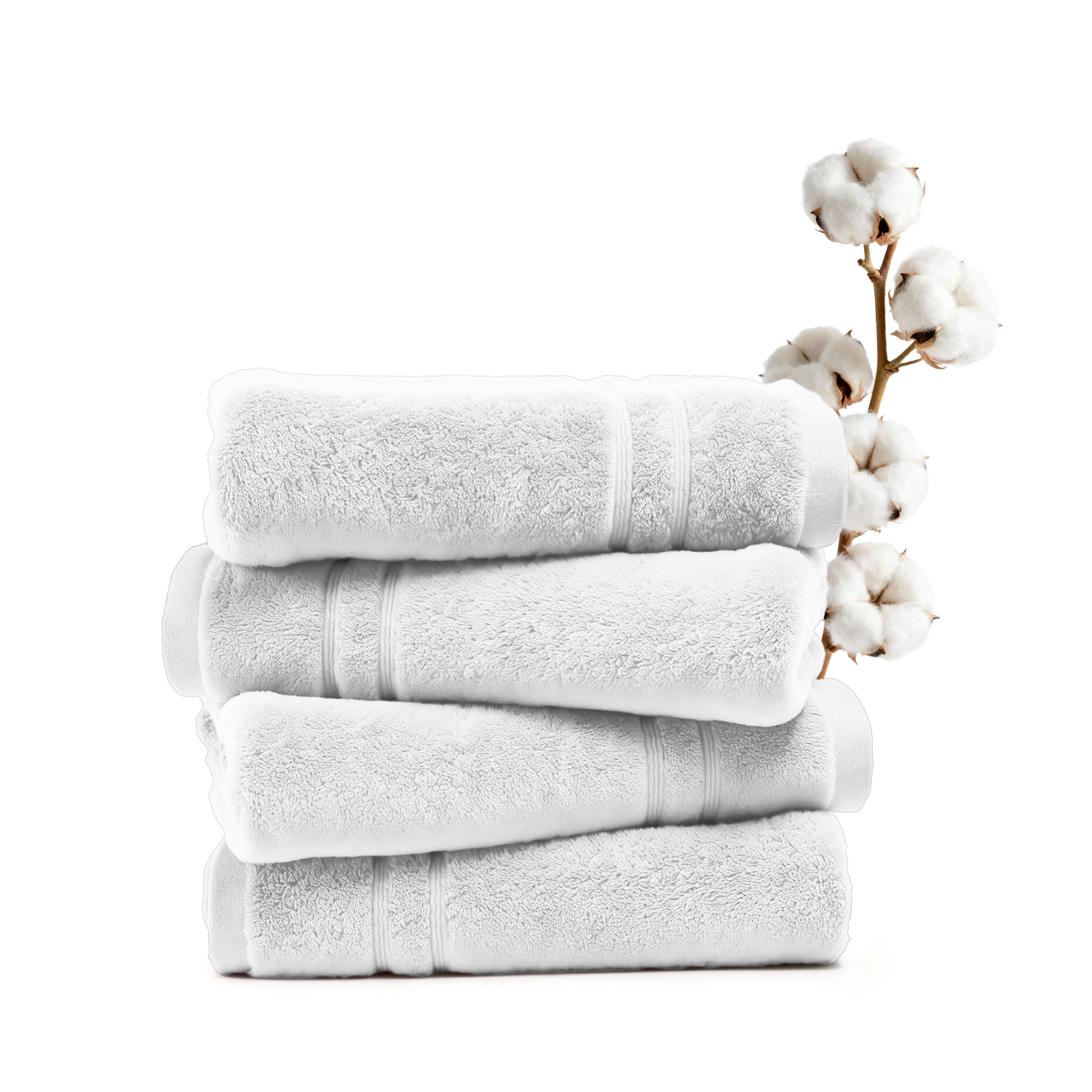 Lovana 100% Egyptian Cotton Bath Towel Set Ultra Soft Breathable
