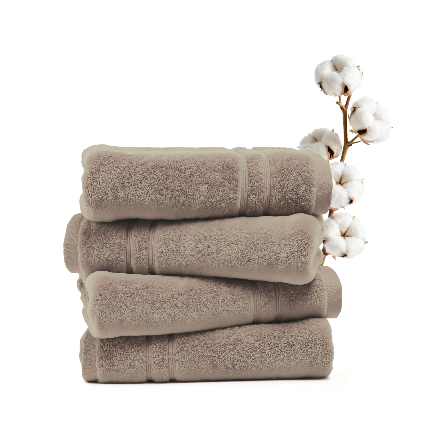 Lovana 100% Egyptian Cotton Bath Towel Set Ultra Soft Breathable