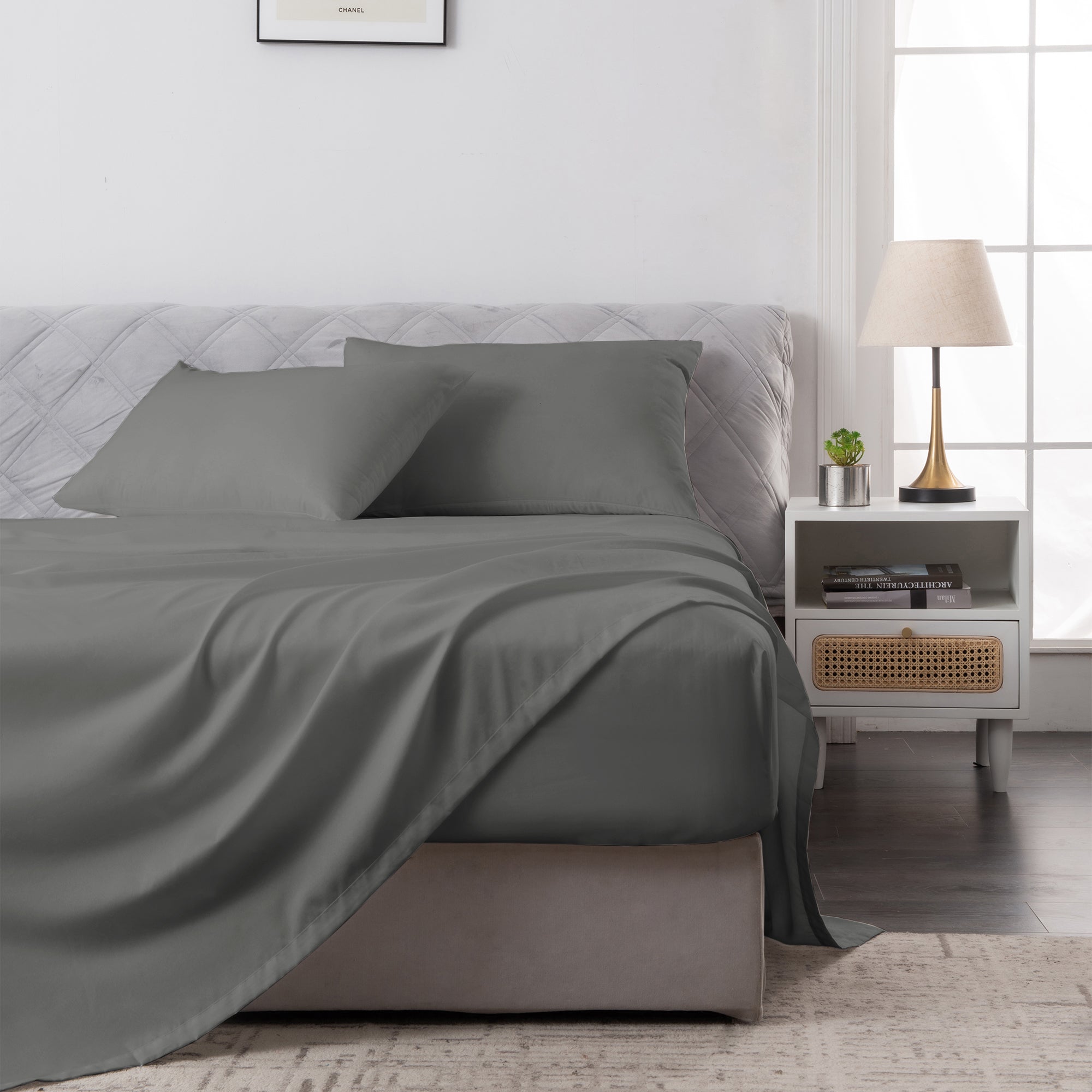 Lovana Bamboo Blend Bed Sheet Set