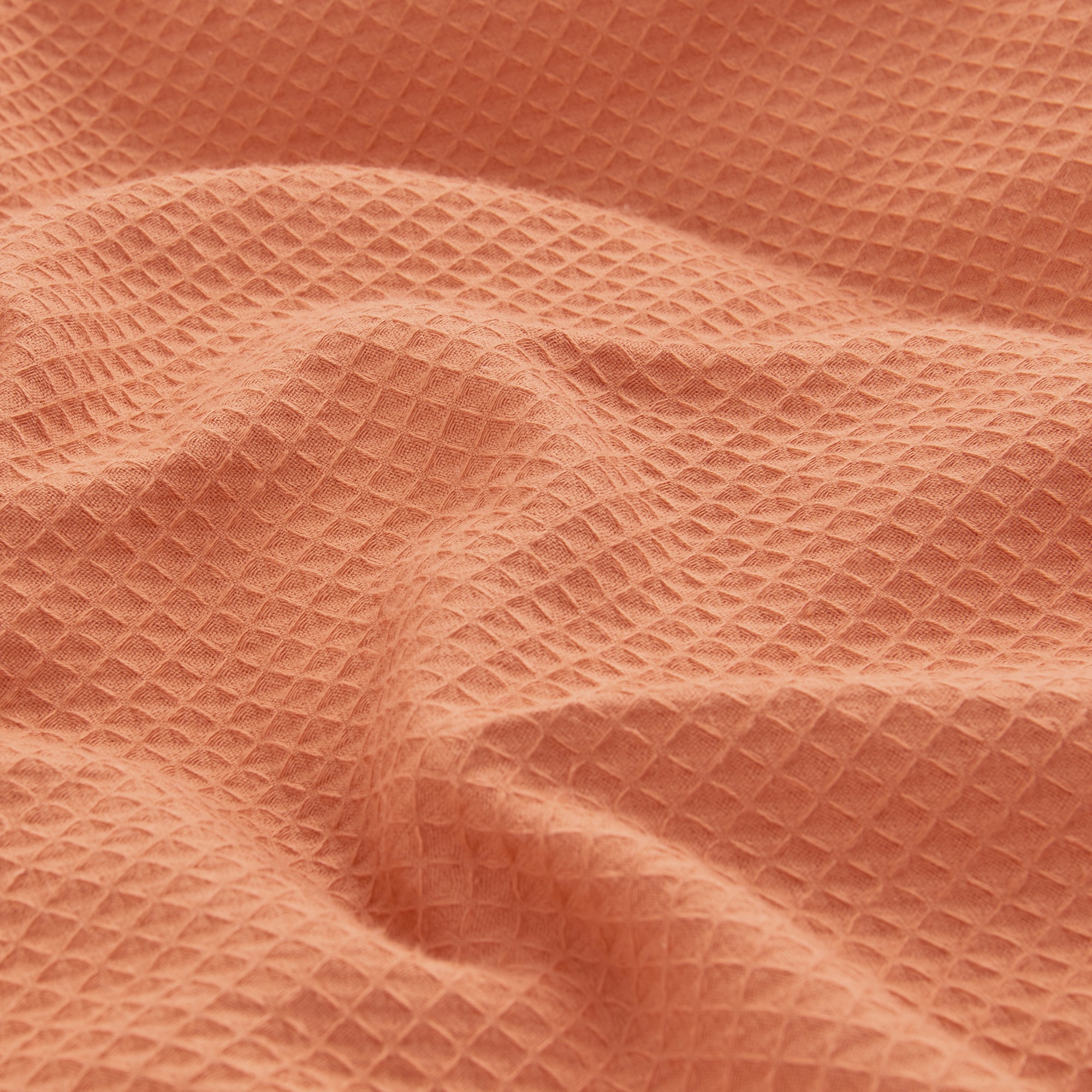 Lovana Waffle Weave Cotton Duvet Cover Set
