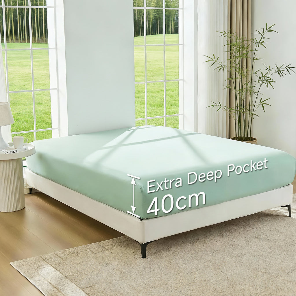 Lovana Bamboo Fitted Sheet Cooling Ultra Soft Breathable
