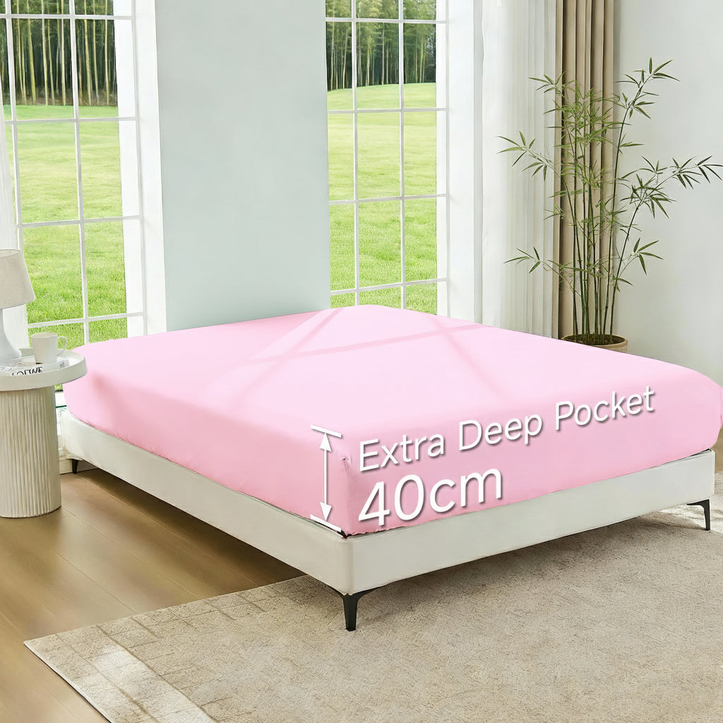 Lovana Bamboo Fitted Sheet Cooling Ultra Soft Breathable