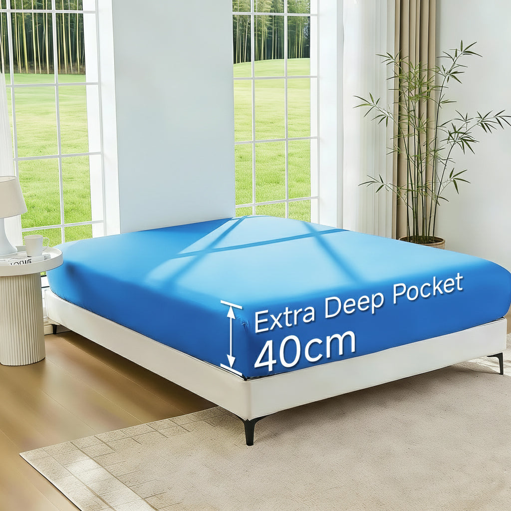 Lovana Bamboo Fitted Sheet Cooling Ultra Soft Breathable