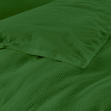 Lovana Waffle Weave Cotton Duvet Cover Set