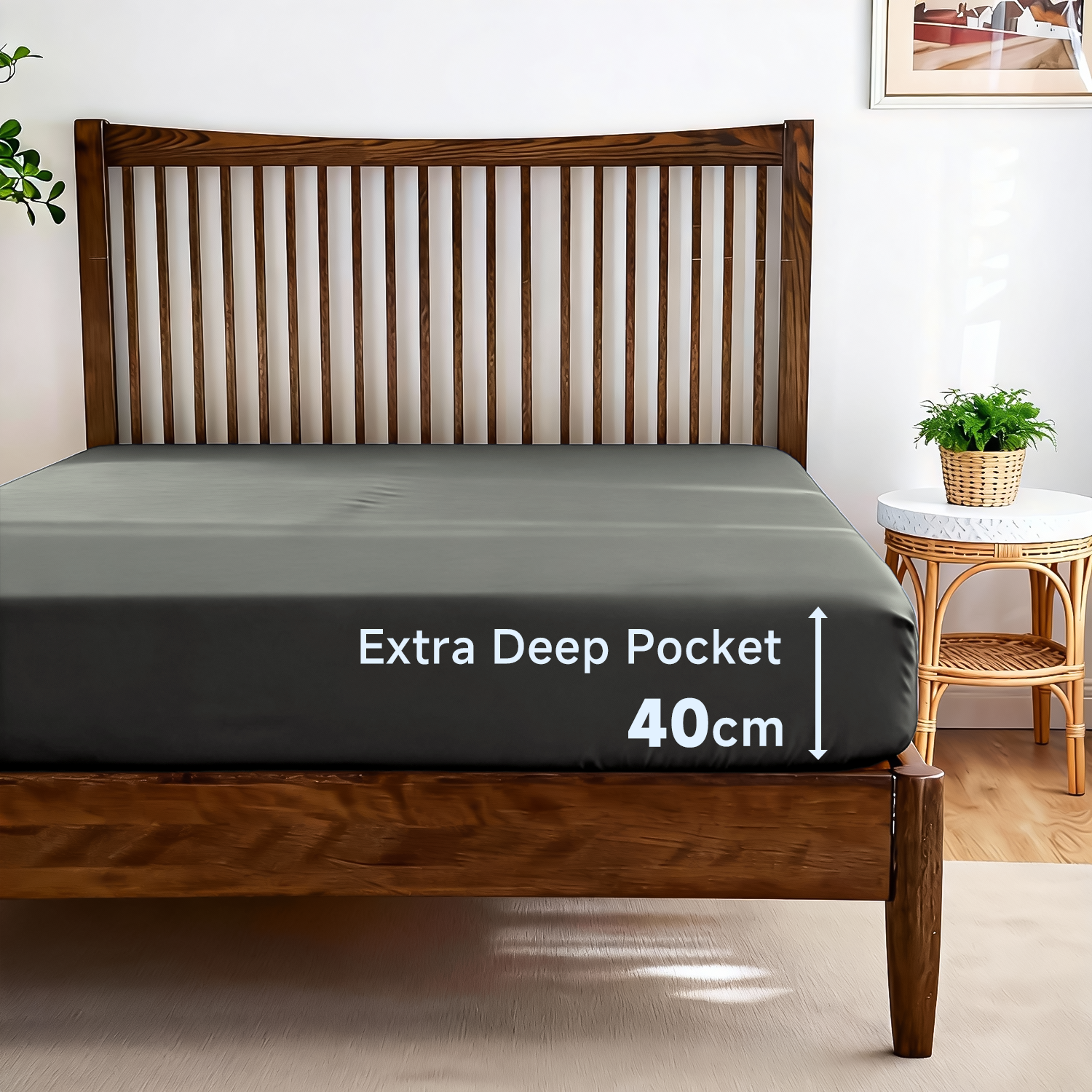 Lovana Fitted Sheet Microfiber Ultra Soft Breathable