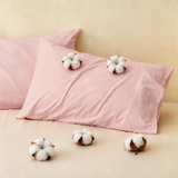 Lovana 100% Washed Cotton Pillowcase Ultra Soft Breathable