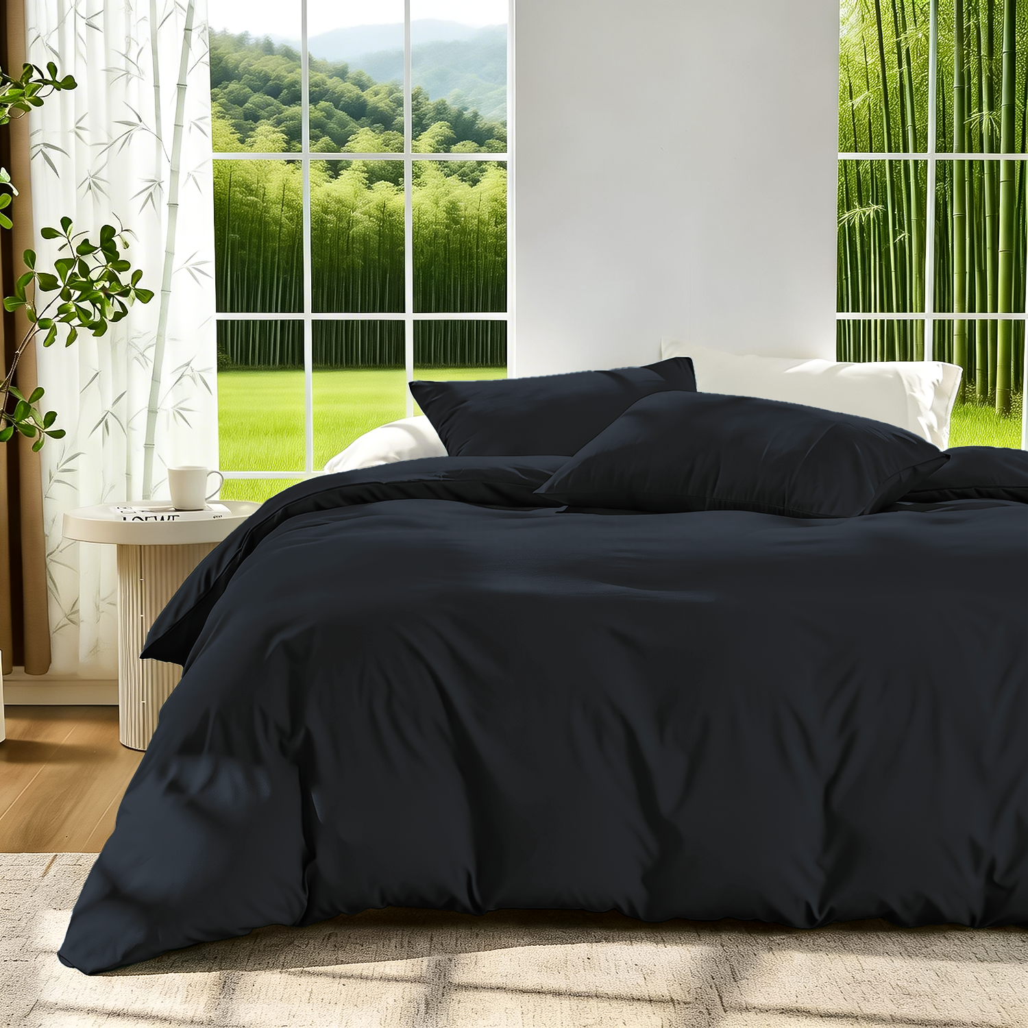 Lovana Bamboo Quilt Cover Set Cooling Ultra Soft Breathable