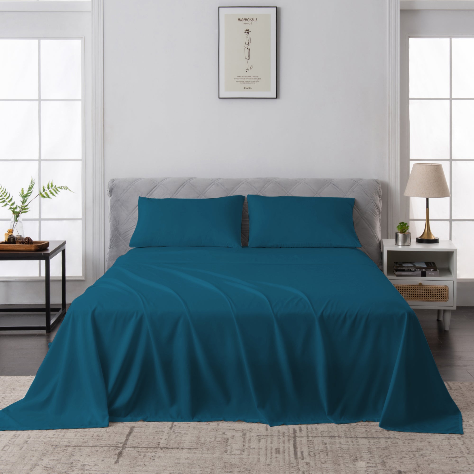 Lovana Bamboo Blend Bed Sheet Set