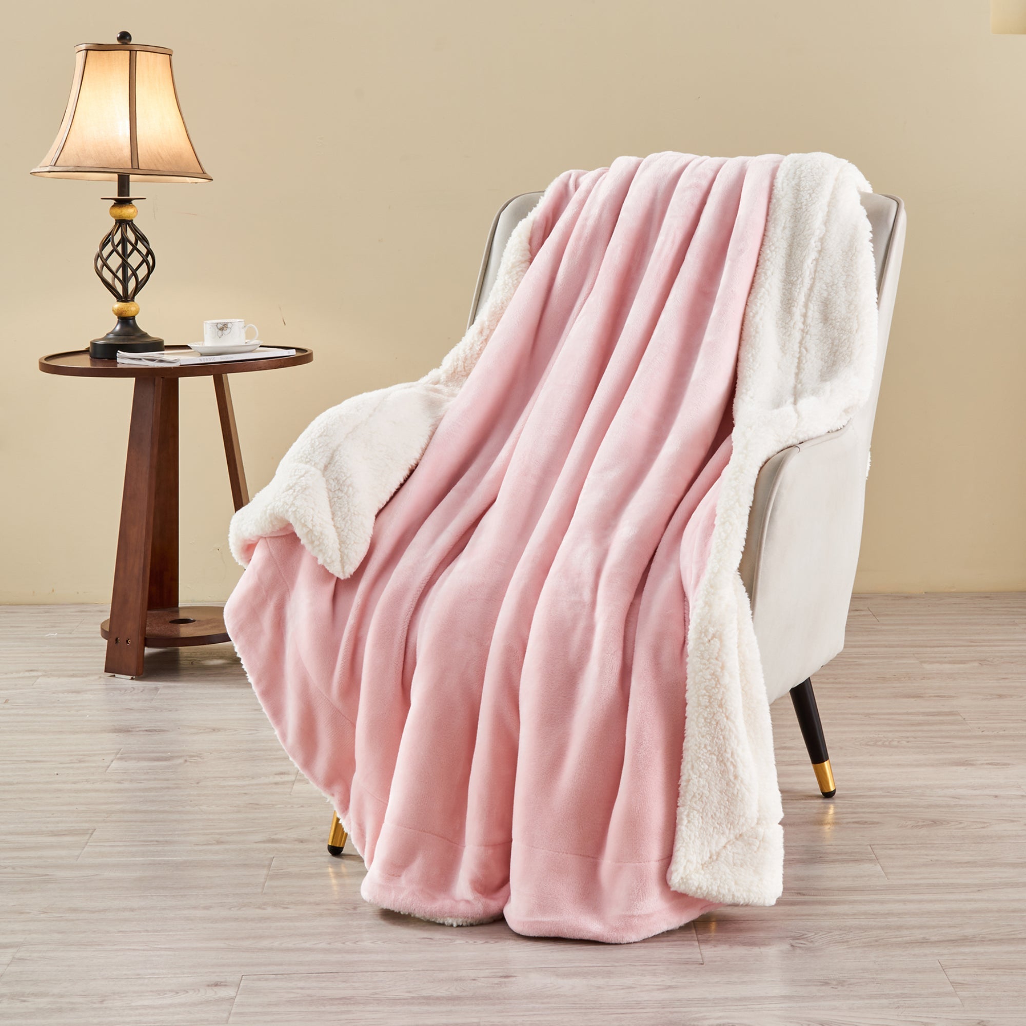 Lovana Sherpa Flannel Fleece Throw Blanket Warm Blankets For Winter