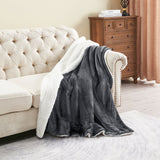 Lovana Sherpa Flannel Fleece Throw Blanket Warm Blankets For Winter