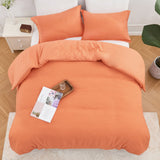 Lovana Waffle Weave Cotton Duvet Cover Set